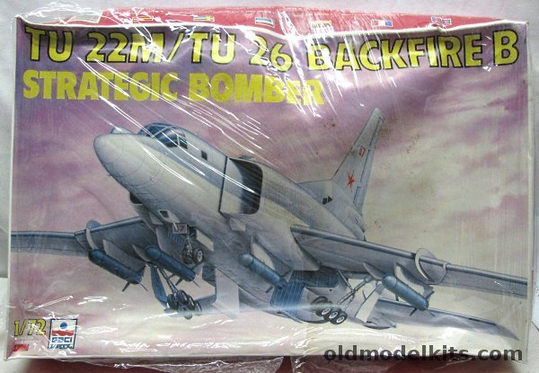 ESCI 1/72 TU 22M - TU-26 Backfire B Strategic Bomber, 9070 plastic model kit